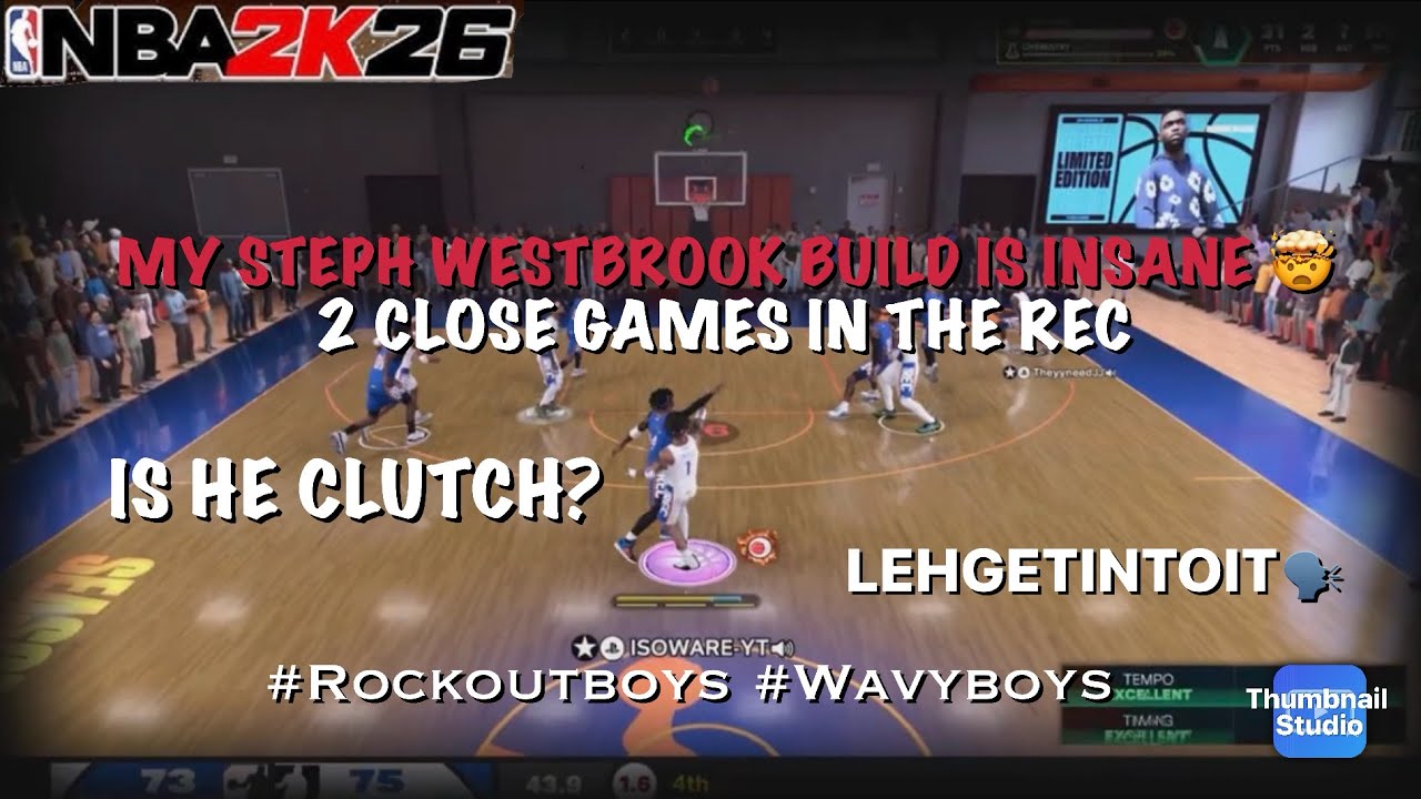 CLOSE GAMES IN THE REC ARE CAKE! (NBA 2K26 REC HIGHLIGHTS )