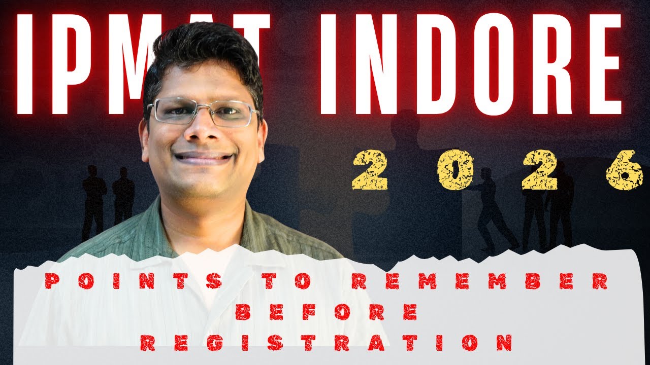 Watch this video Before IPMAT Indore 2026 registration