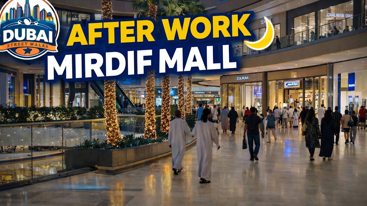 Mirdif Mall Dubai Walk 4K | City Centre Mirdif Night Tour
