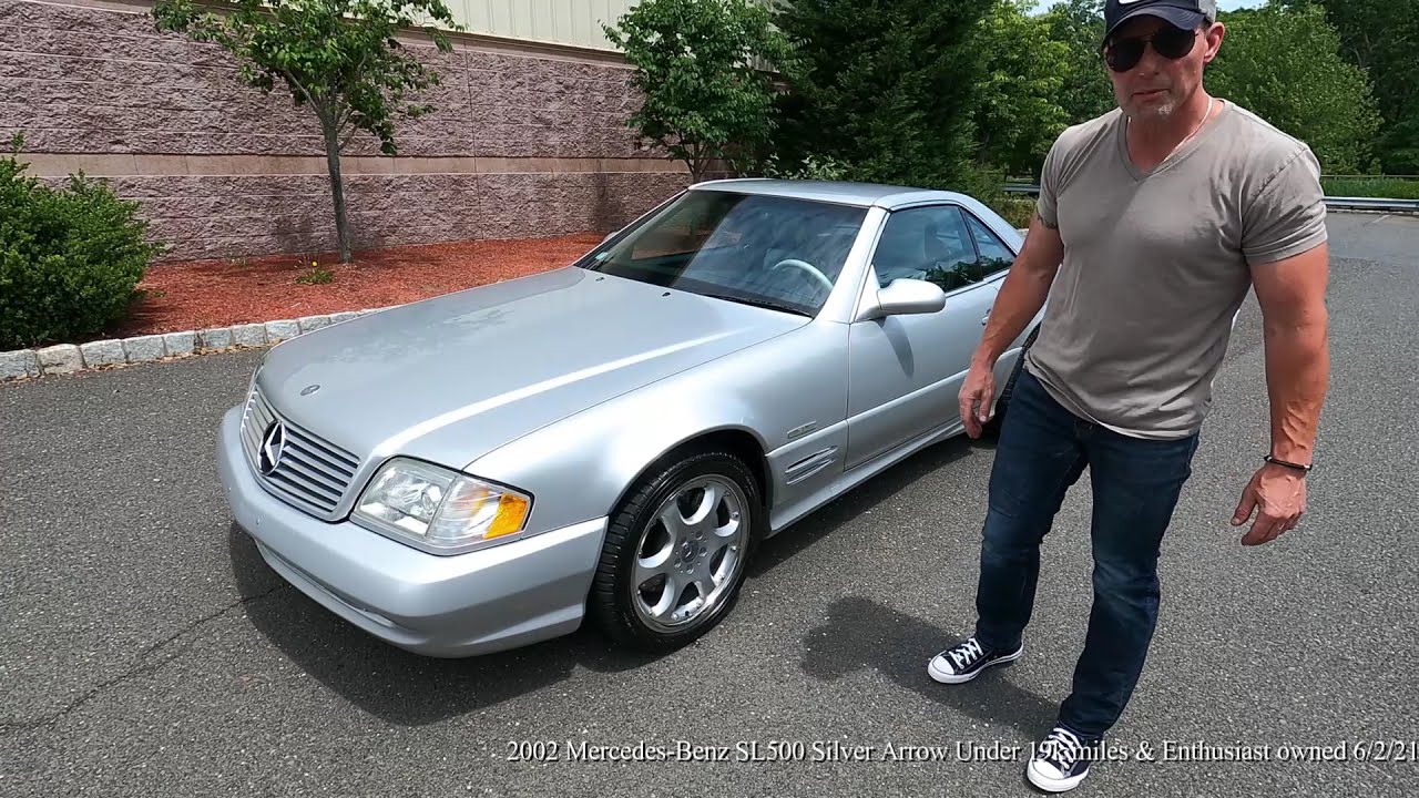 2002 Mercedes-Benz SL500 Silver Arrow Edition Enthusiast owned and well documented 6/2/21