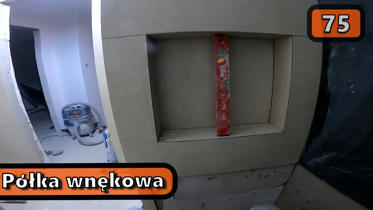 S02e75 Półka wnękowa z płytek i prawie kończę łazienkę
