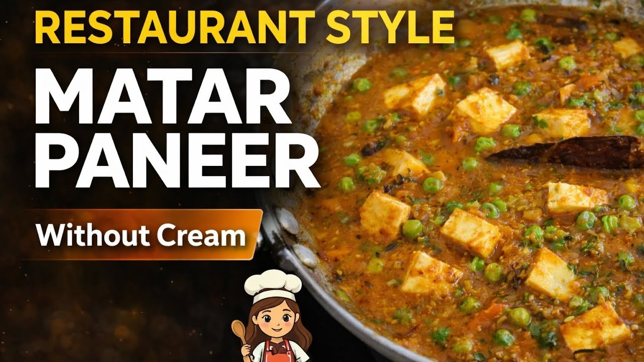 How To Make Matar Paneer | Restaurant Style Matar Paneer Recipe Without Cream | Paneer Recipe