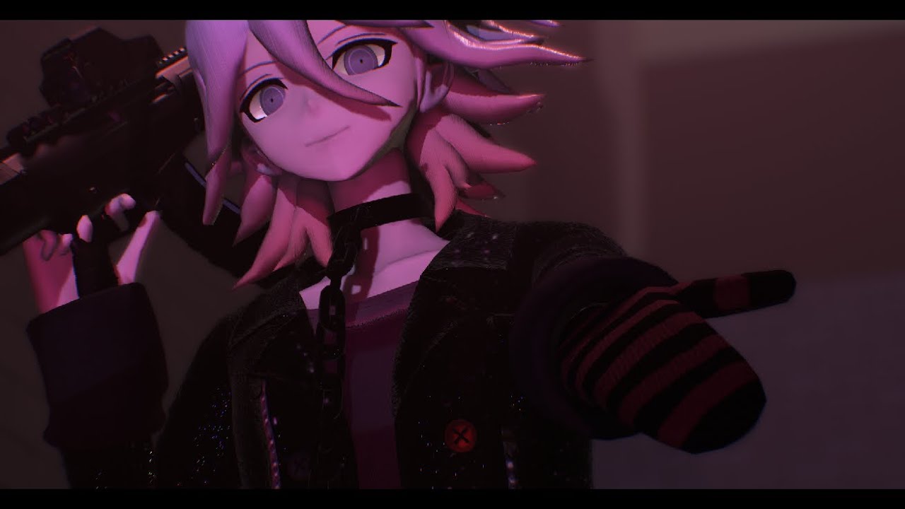 •MMD•Danganronpa• Machine Gun •Nagito Komaeda [Servant]•