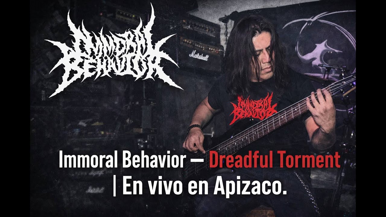 Immoral Behavior – Dreadful Torment | En vivo en Apizaco | Inner Fear – Septicem (2026). FURTIVOS.
