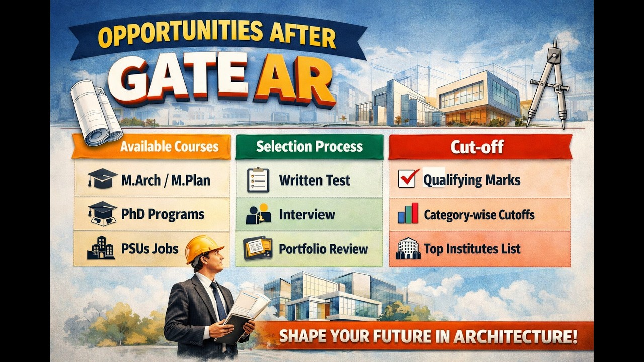 Opportunities after GATE AR 2026 |Available Courses| Selection Process| Cut-off |Exam Assure Classes