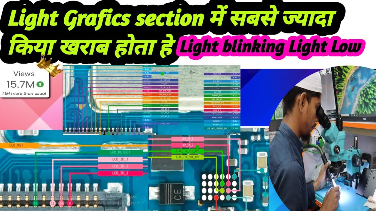 Samsung A14  A145F Display Light graphic solutions,  ग्राफिक प्रॉब्लम क्यों आता है Steps by Step