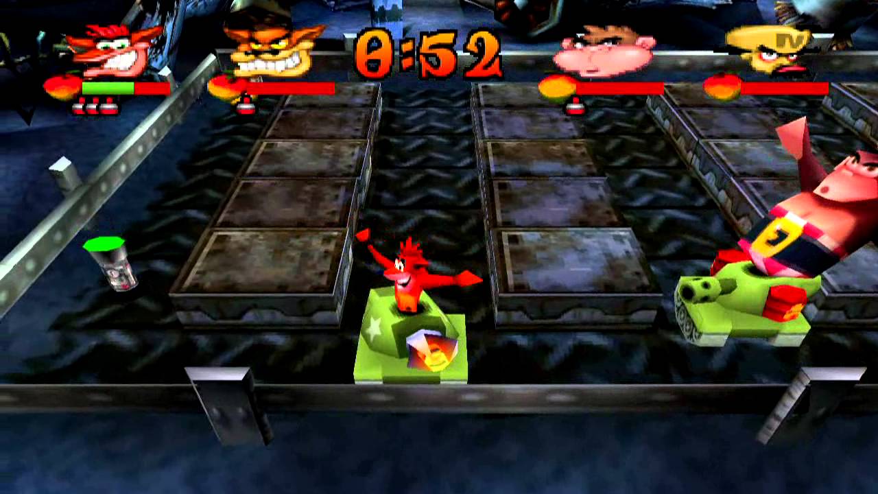 Crash Bash - Metal Fox Gold Relic