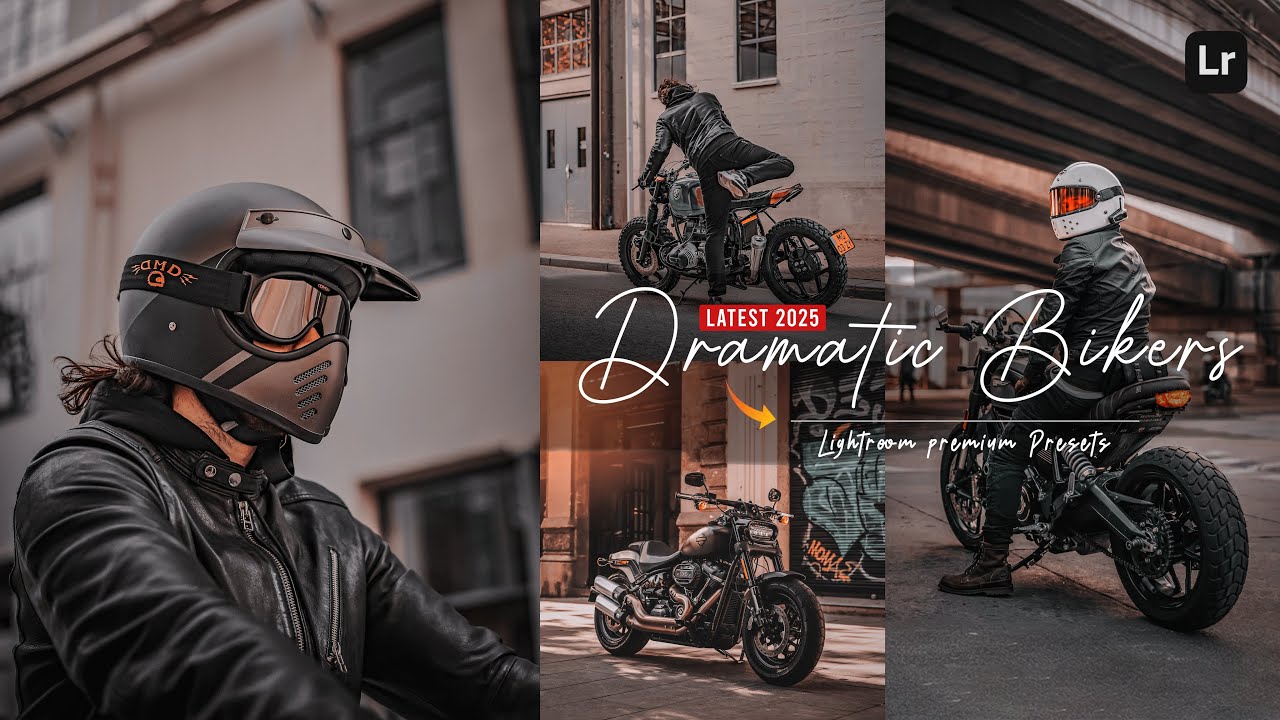 Moody and Dramatic Bikers Lightroom Presets। Stunning 2025 Edit Tutorial for Mobile