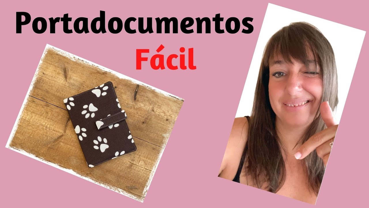 Portadocumentos DIY Fácil + Patrón