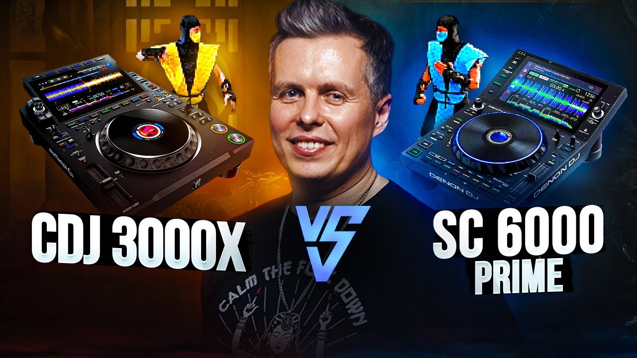 CDJ 3000X vs Denon SC6000, лучший плеер для DJ