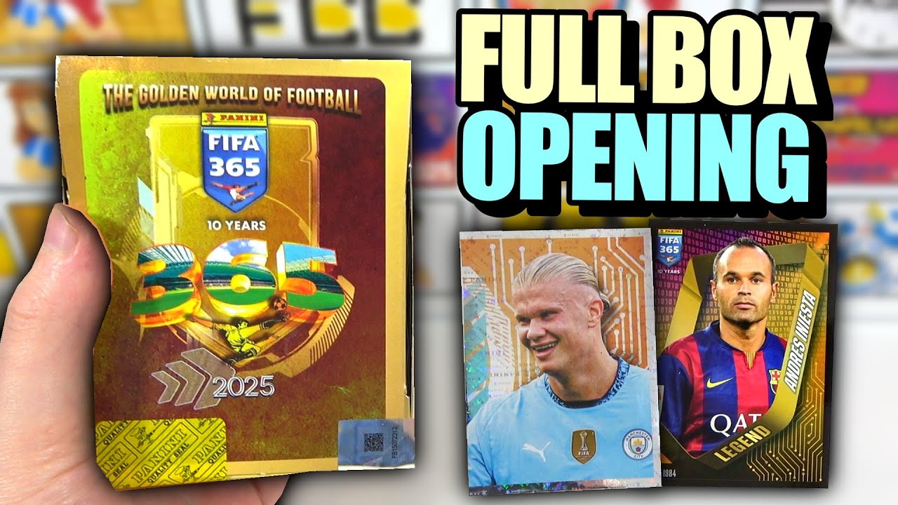 FULL BOX OPENING | NEW Panini 2025 FIFA 365 Sticker Collection | 36 Packs (Panini Stickers)