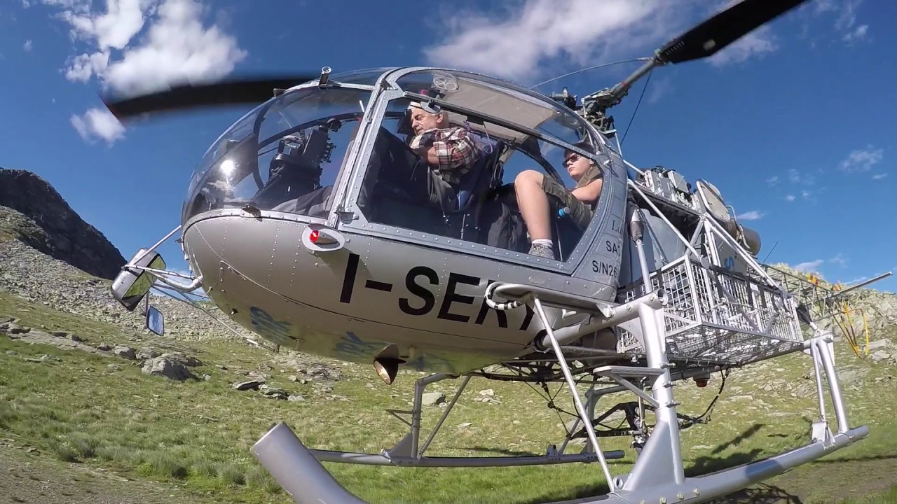 Lama helicopter in Ossola Valley (GoPro Movie)