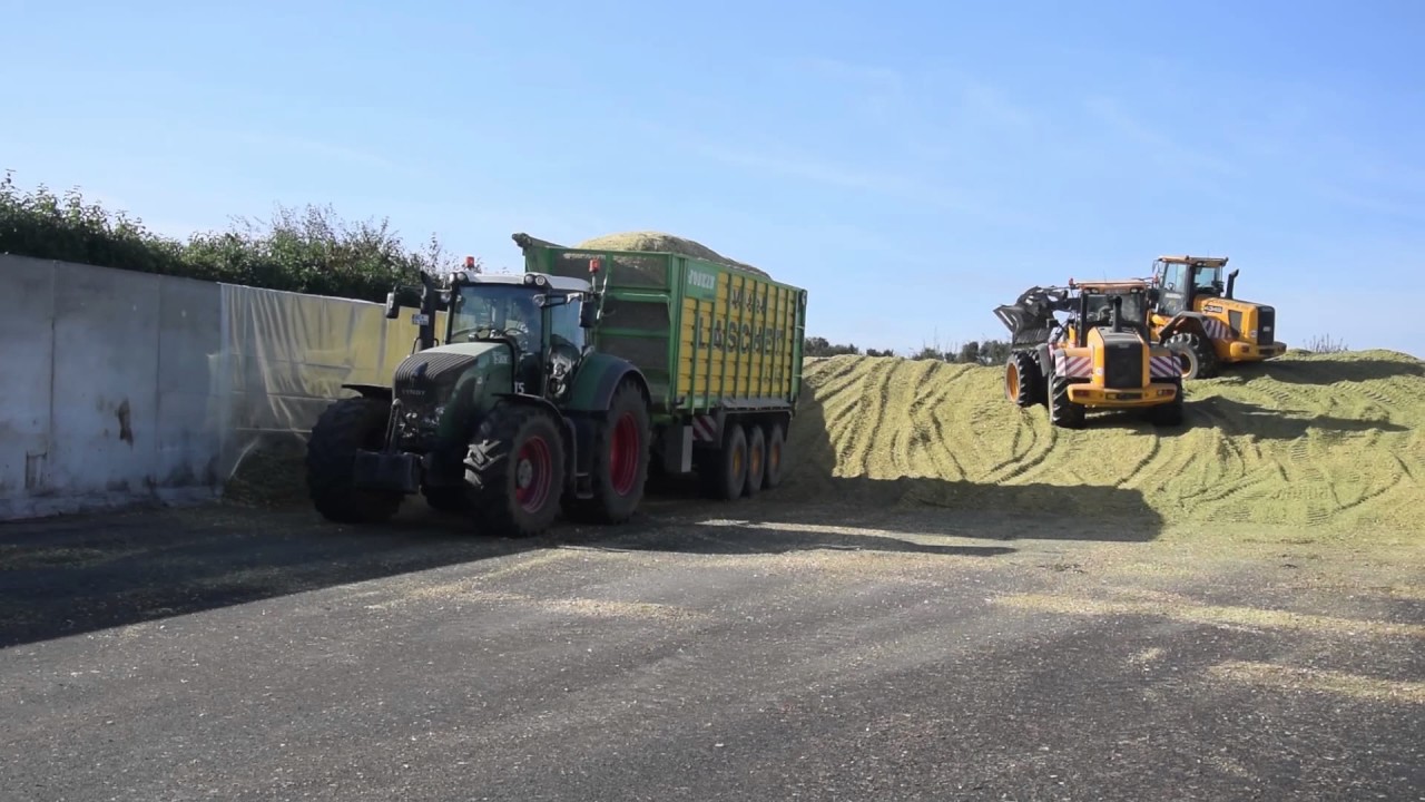 2x Claas jaguar - 14x Fendt - Vital Laschet & fils à l'ensilage 2016