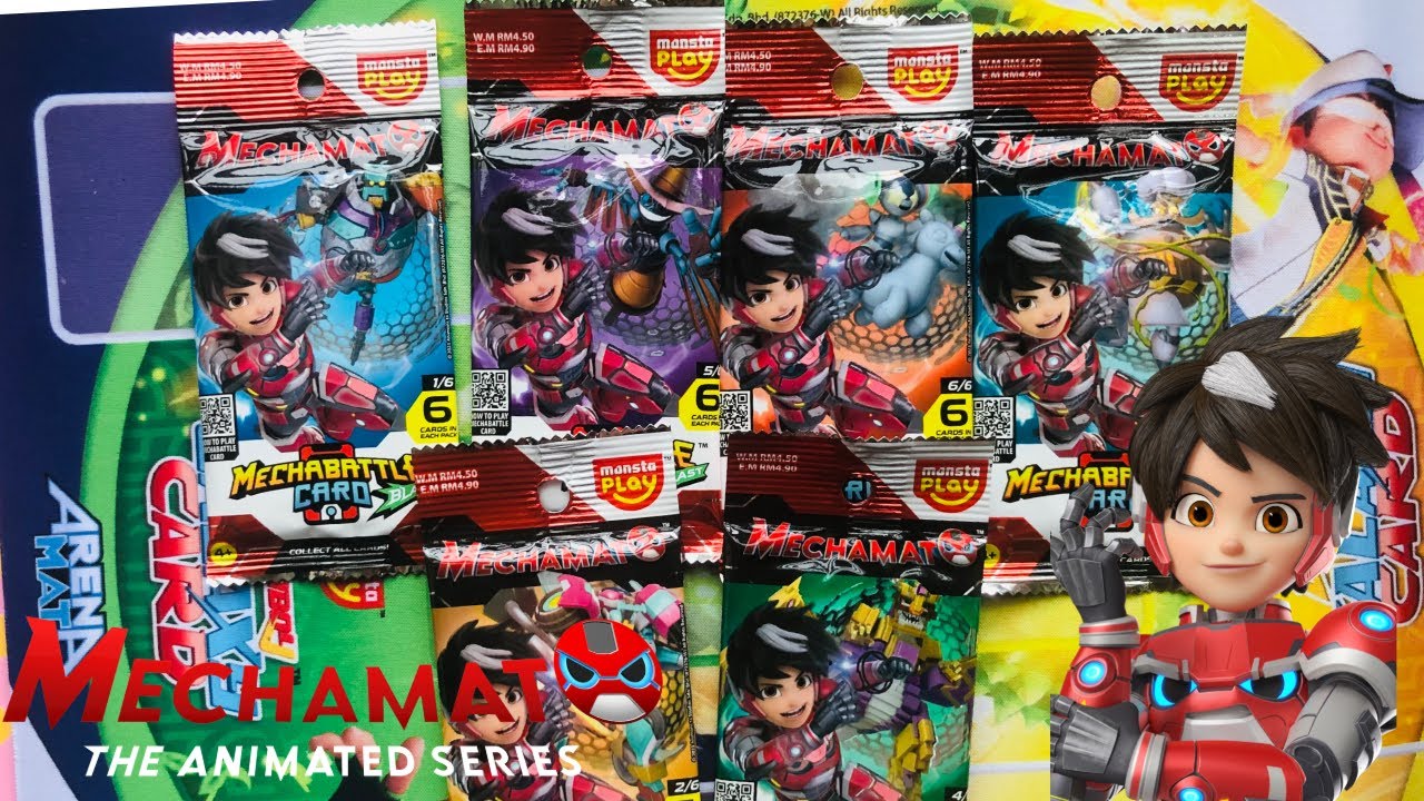 Unboxing Pek terbaru dari mechamato mechabattle card pek Blast! Lawa mat!!! #boboiboy #mechamato