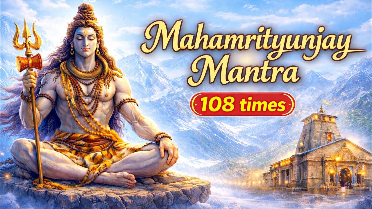 🔱 Shivratri Special Mantra| Mahamrityunjay Mantra 108 Times| Powerful Shiv Mantra For Healing Energy
