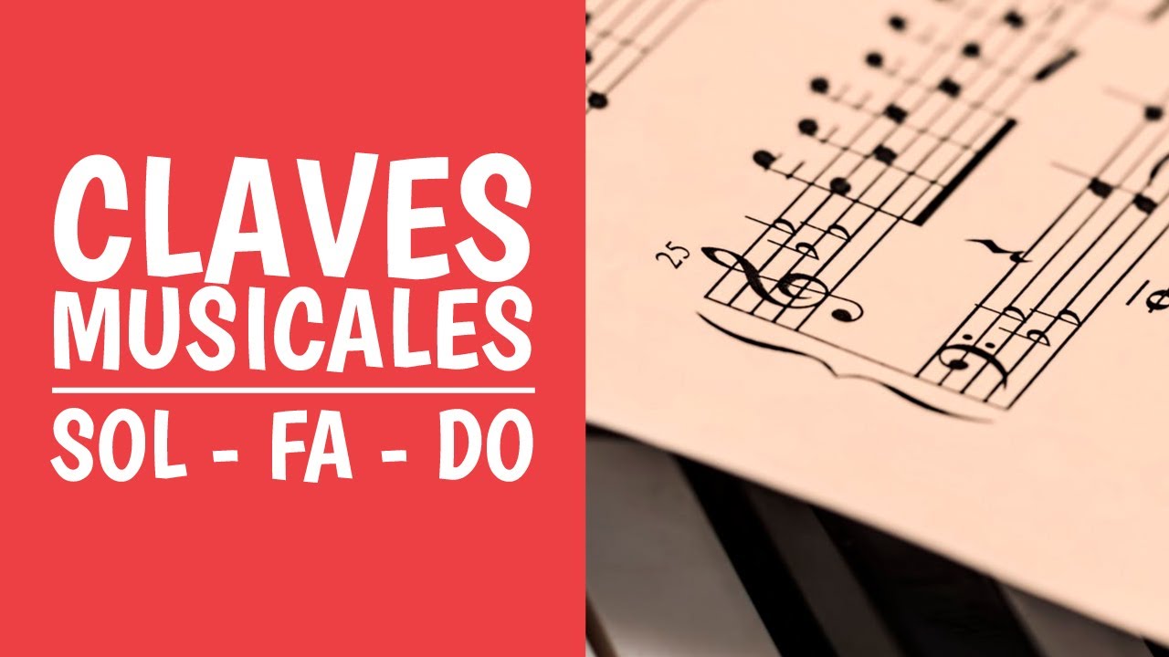 Las Claves Musicales FÁCIL [Clave de Sol, Fa y Do]