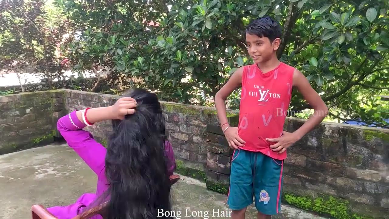 সে জানত না-তার চুল কেউ ছুঁয়েছে 🤫| Long hair play story