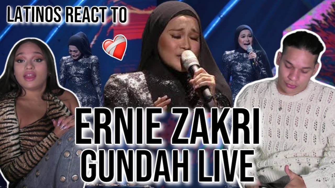 What holding back TEARS sounds like 💔😭|Latinos react Ernie Zakri - Gundah LIVE