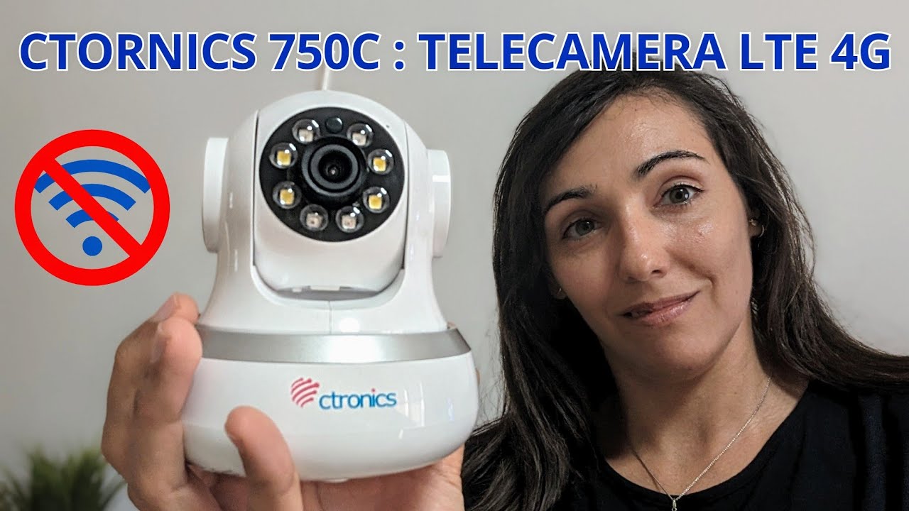 CTRONICS 750C: TELECAMERA LTE 3G/4G...senza WIFI!