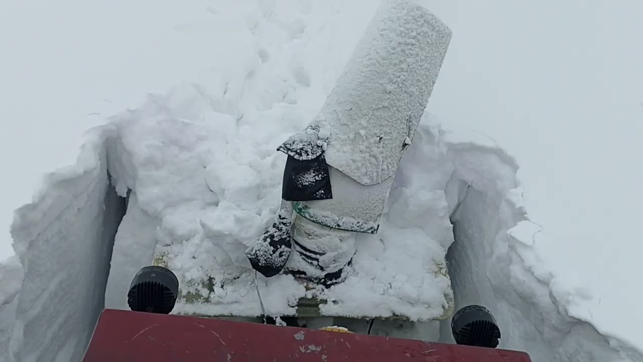Февральская зачистка снега. 