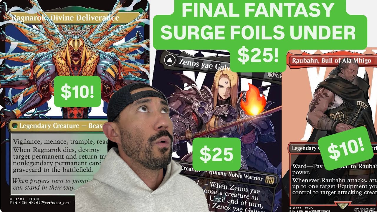 Покупаю Surge Foil карты из MTG Final Fantasy дешевле 25$ прямо сейчас!