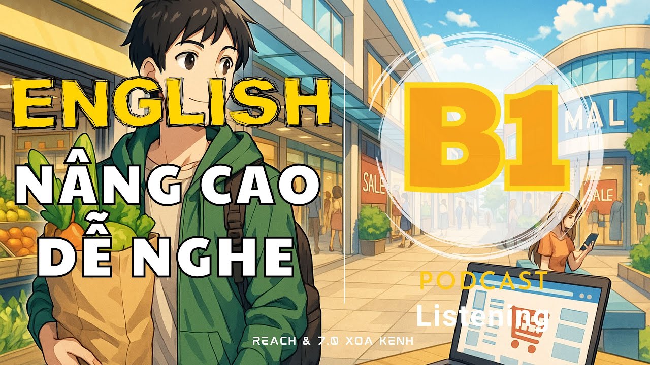 🎧 Luyện Nghe Tiếng Anh Cơ Bản B1- SHOPPING -  | Listening English Podcast |🎯