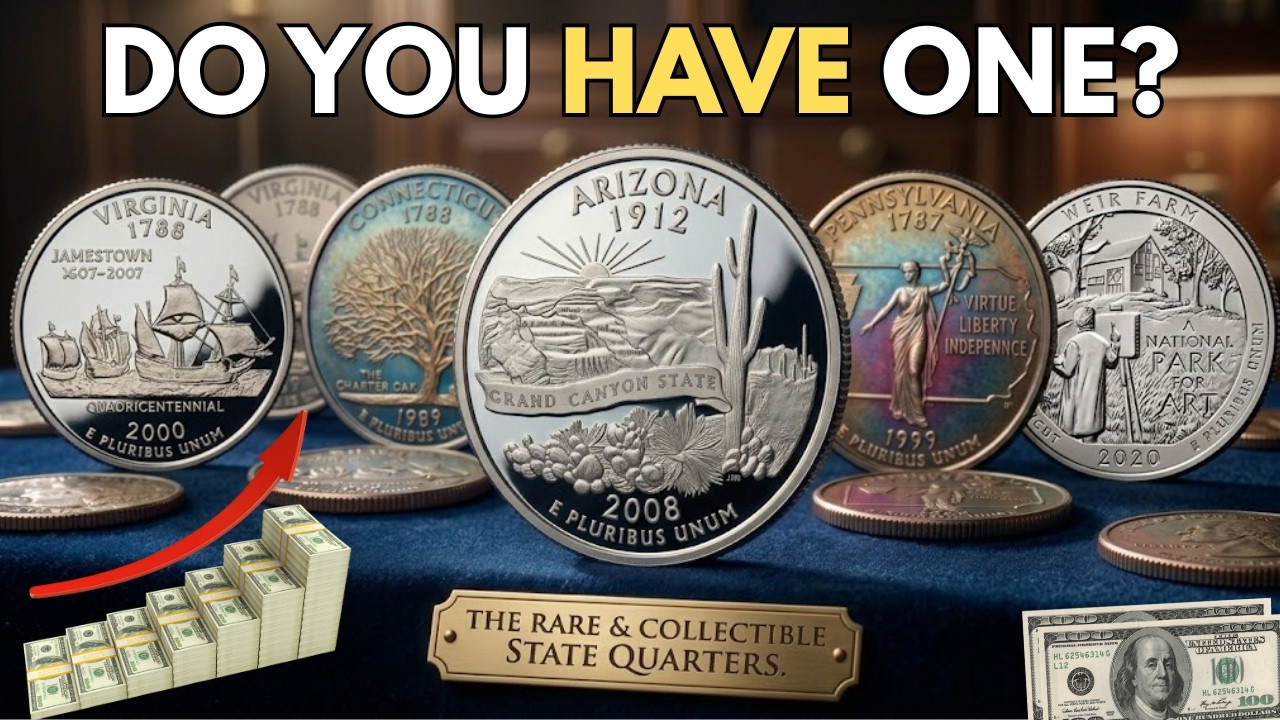 The Most Sought-After State Quarter Dollar | State Quarter Errors Coins That Could Make You Rich!