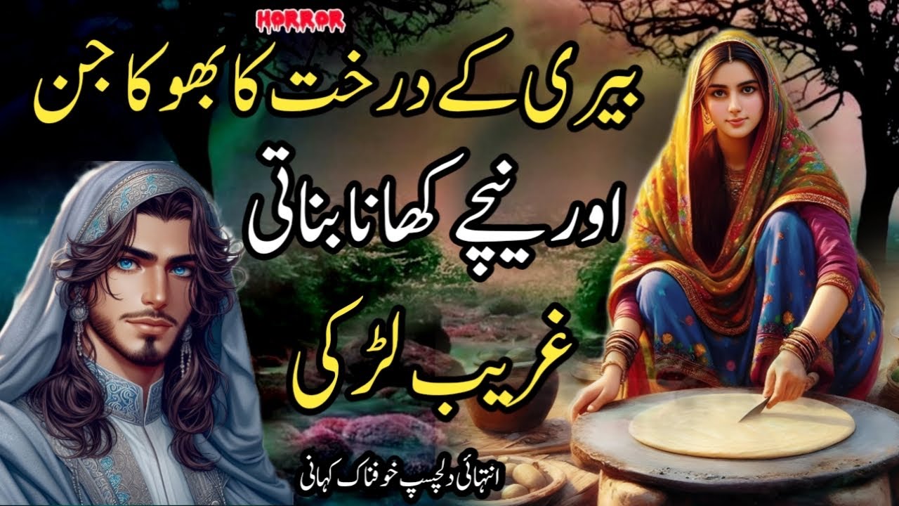 Beri Ke Darakht Ka Bhooka Jinn Aur Neeche Khana Banati Ghareeb Larki | Urdu Horror Jinn Story