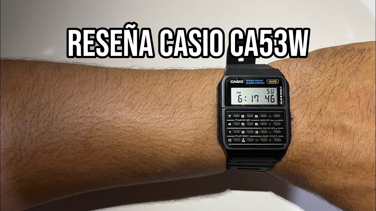 Hablemos del Casio Calculadora.(Reseña CA53W)