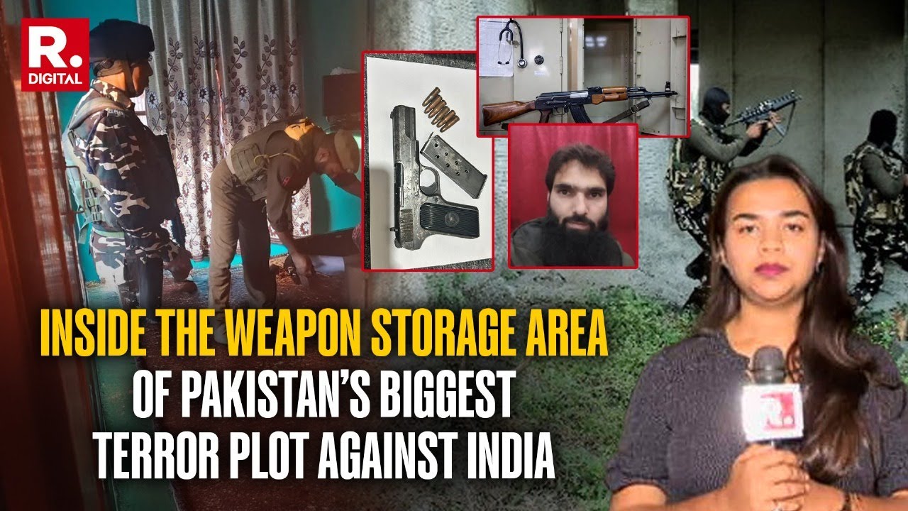 Inside The Weapon Storage Area Of Pakistan&rsquo;s Biggest Terror Plot Against India | Terror Crackdown