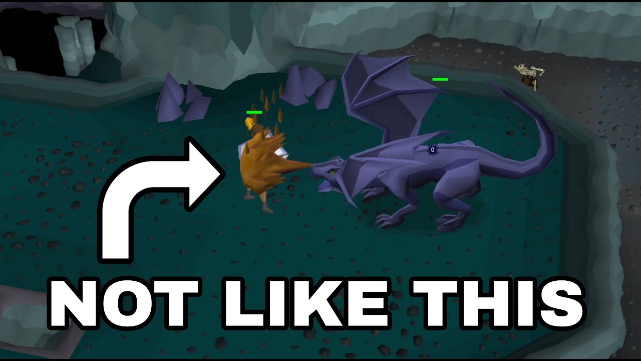 How To Kill Mith Dragons on a Level 3 Skiller OSRS