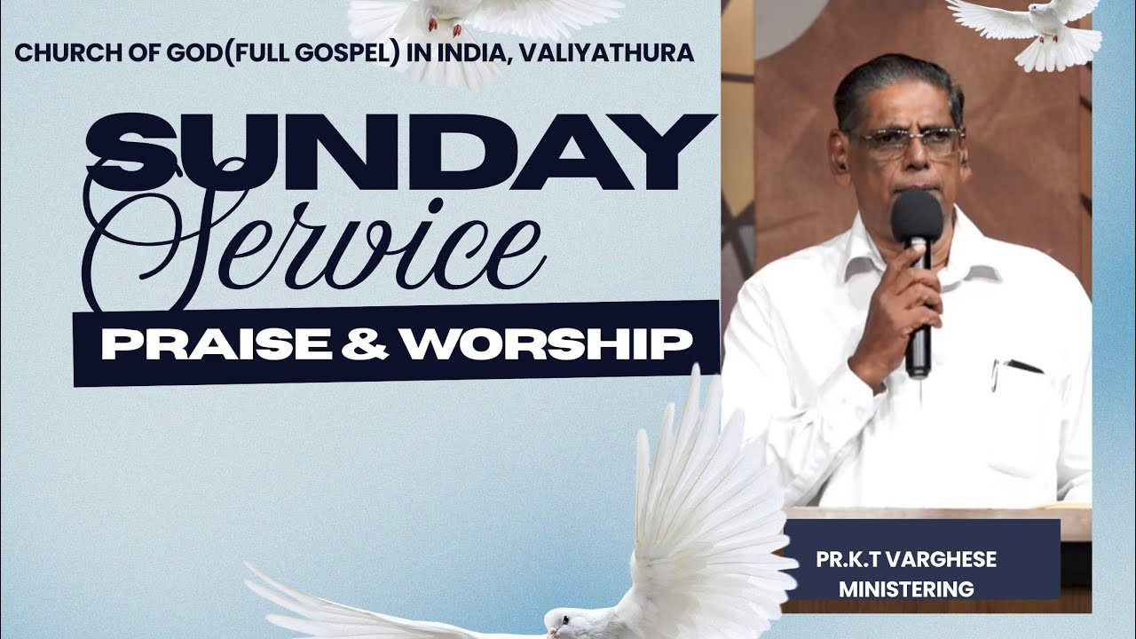 Sunday Worship Service | CGI VALIYATHURA | 11-01-2026 | Pr K.T Varghese.
