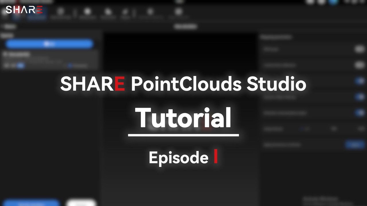 SHARE PointClouds Studio Tutorial &ndash; Ep. 1 | Open, Analyze & Export Data