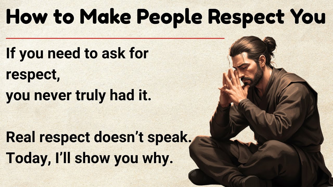 How To Make Anyone Respect You Instantly (Proven Tips) ||Graded Reader || Learn English With Podcast