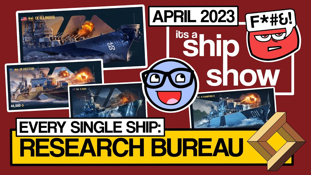 Ship Show: Every Single Research Bureau Ship 2023 - World of Warships Clyde Plays Live - E090