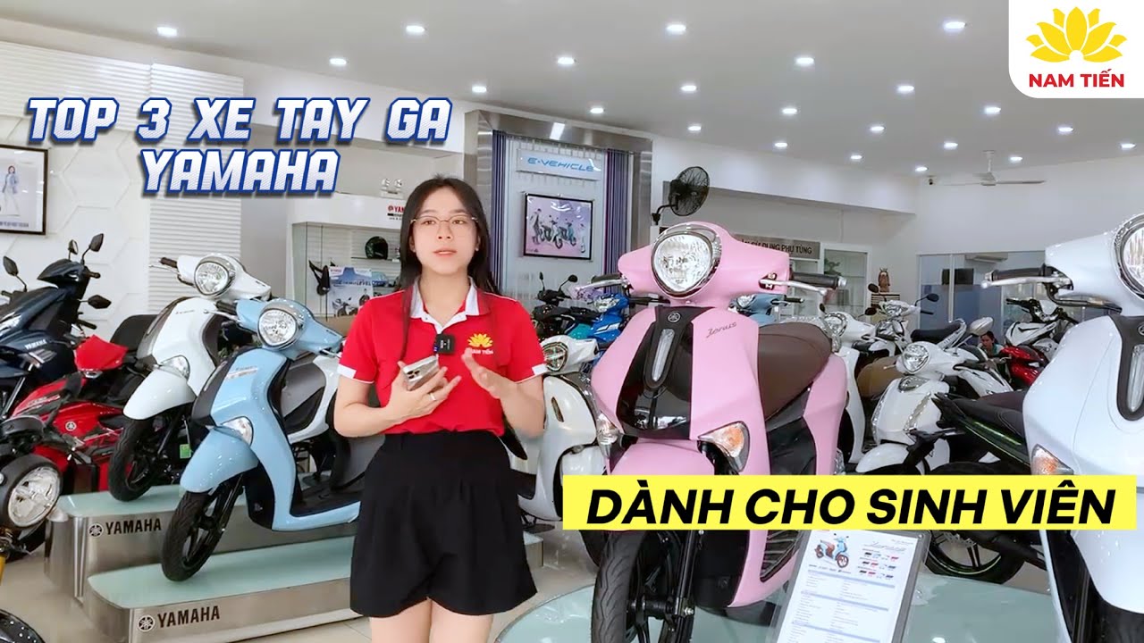 Top 3 xe tay ga Yamaha dành cho sinh viên