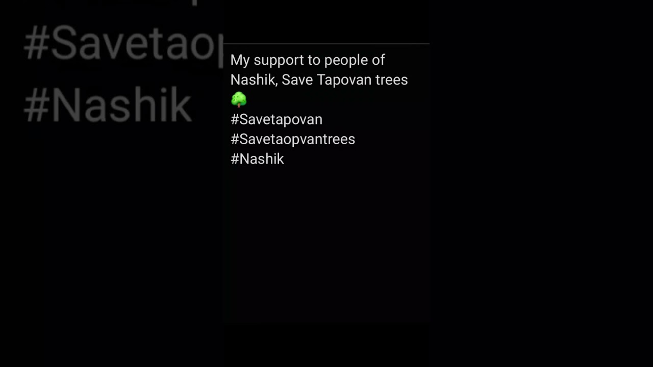 Save Tapovan trees 🌳 | #savetapovan | #tapovantrees | #nashik | #saveindiantrees | #ramayana