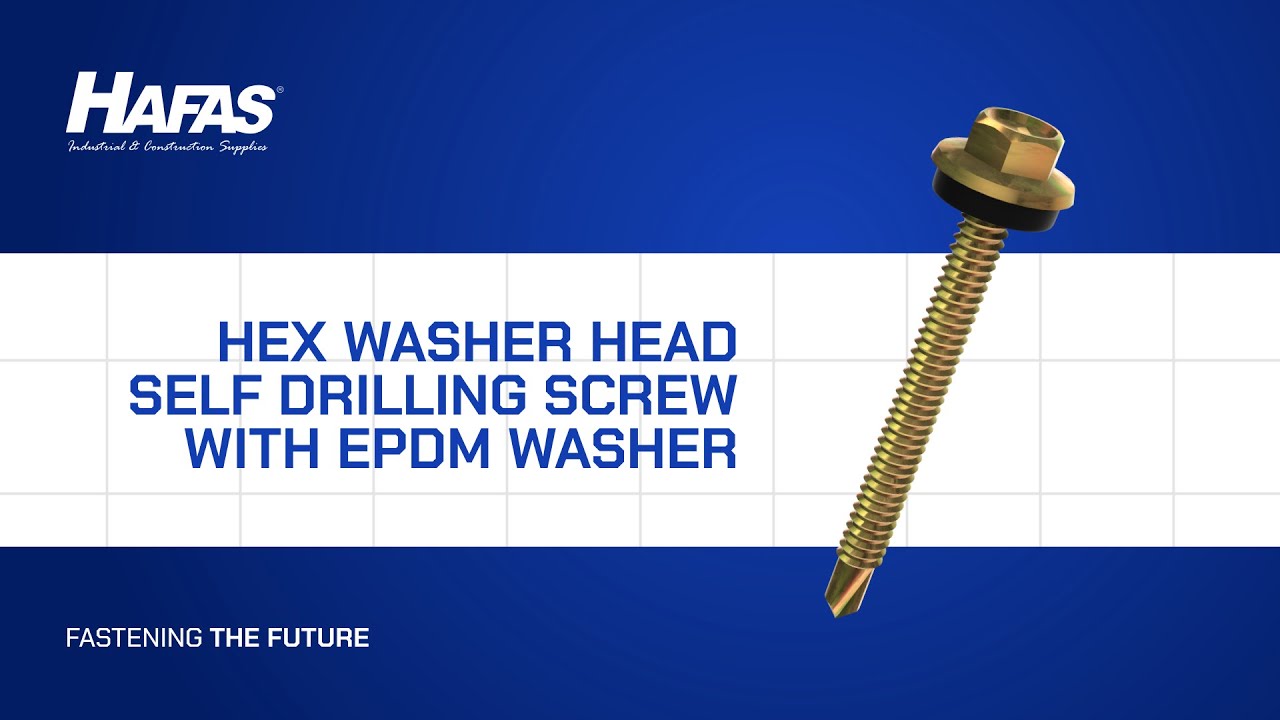 Sekrup Roofing (Hex Washer Head Self Drilling Screw with EPDM Washer)
