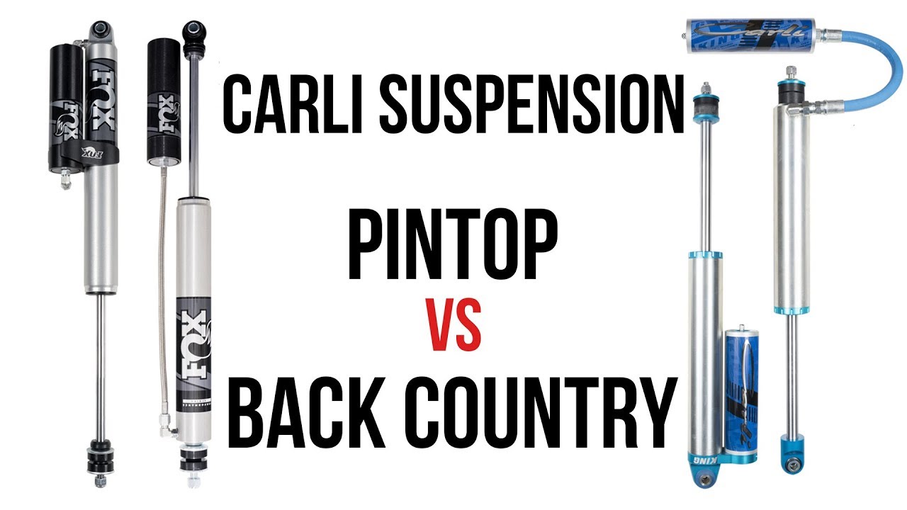 Carli Suspension Back Country VS Pintop Fox or King Shocks?