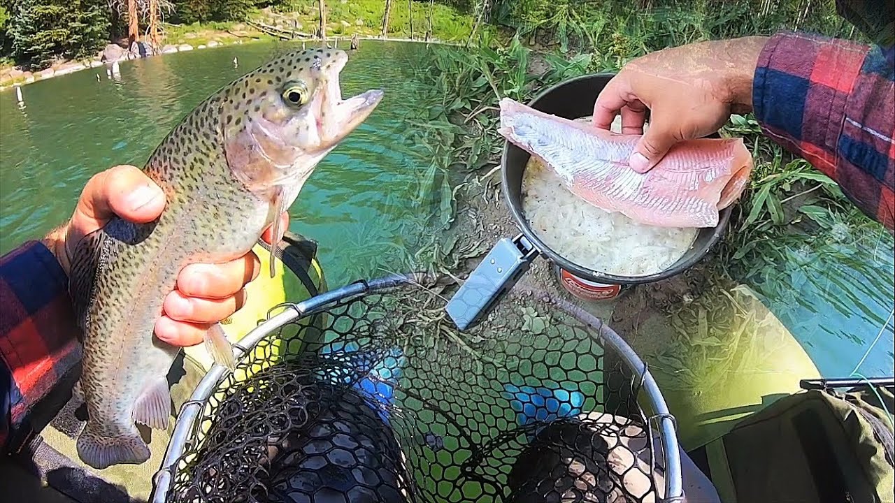 Tubing For CHUNKY Rainbows!! (Catch, Clean, Cook)