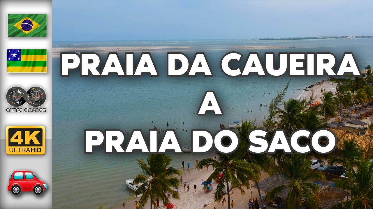 Sergipe: Praia da Caueira ➜ Praia do Saco 4K