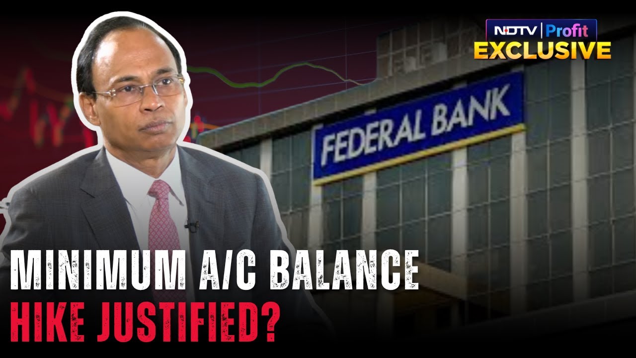 Should Banks Hike Their Minimum Account Balance? Federal Bank CEO KVS Manian Weighs In