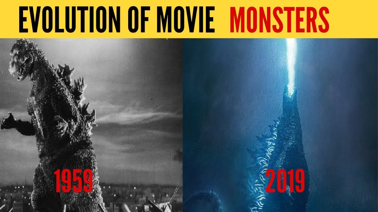 Evolution of Movie Monsters Throughout the Years Picsfun