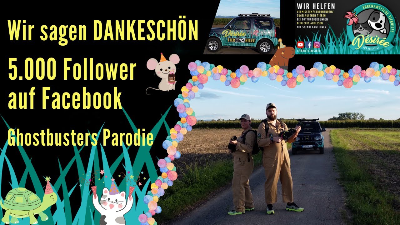 Wir sagen DANKESCHÖN für 5.000 Follower auf Facebook - Ghostbusters Parodie