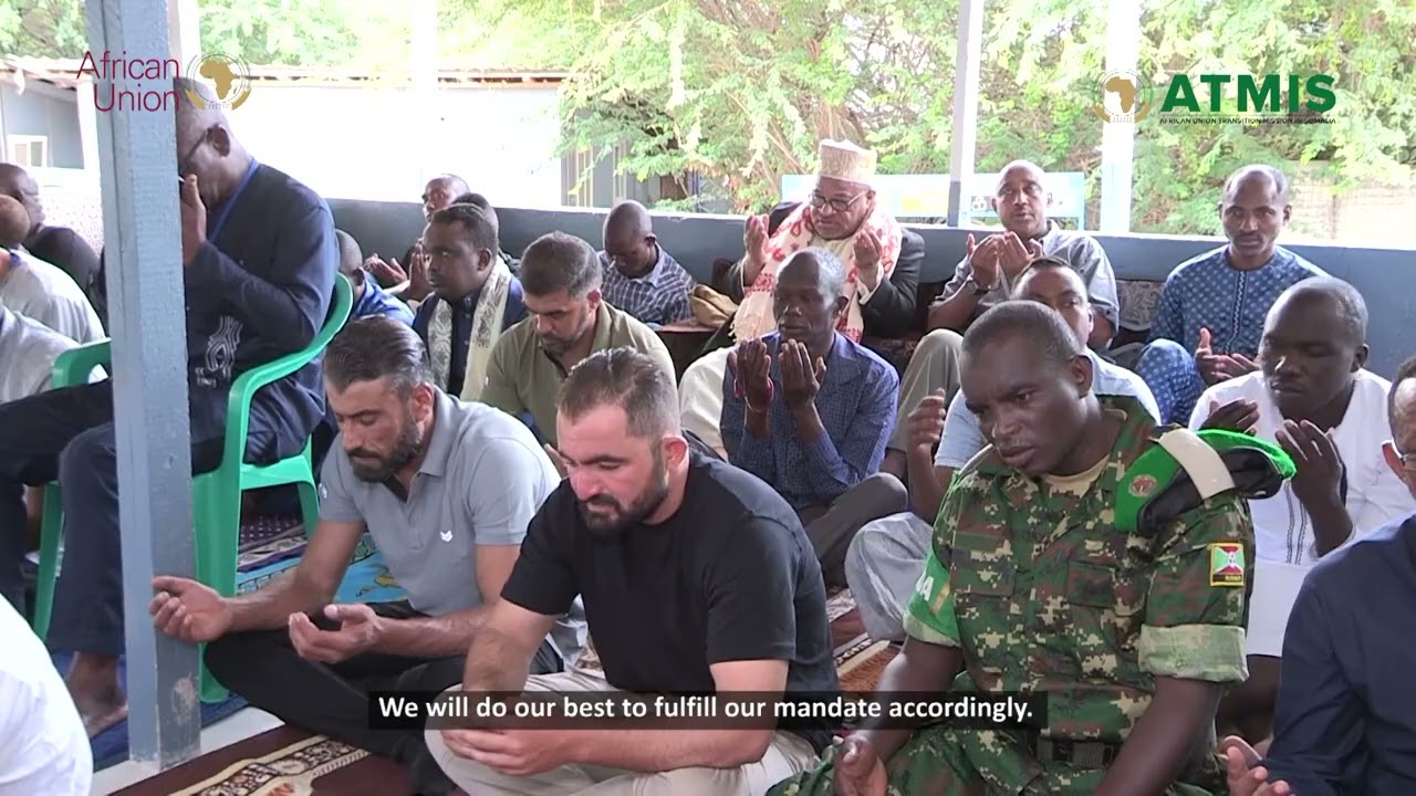 African Union peacekeepers in Somalia mark Eid-al-Adha