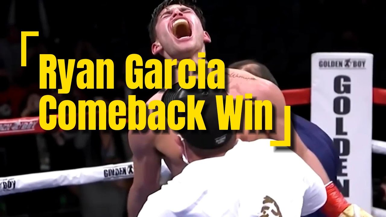 Ryan Garcia Comeback Win vs Luke Campbell lets watch again BOXINGHL