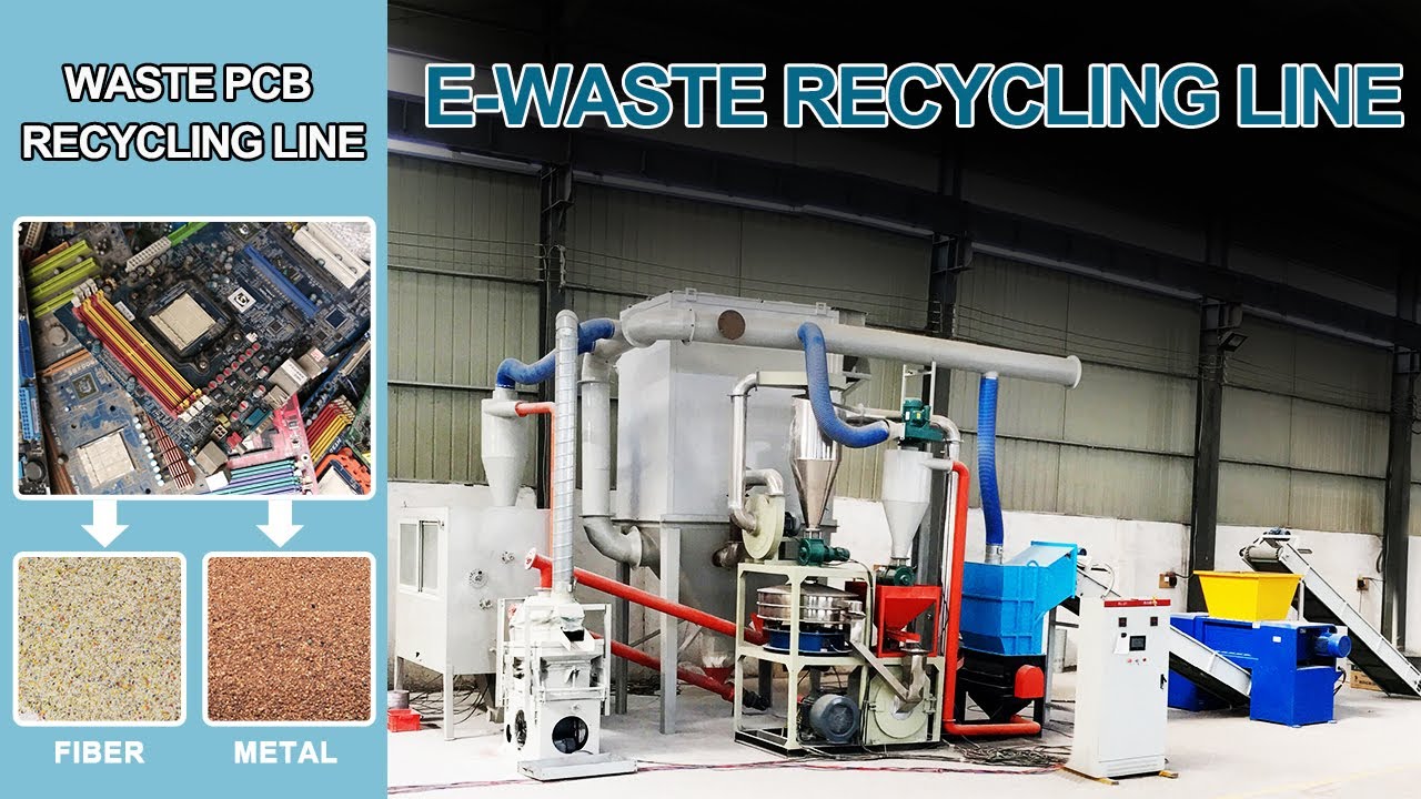 Circuit Board Recycling Solution | PCB Recycling Plant Line | E-Waste Recycling Machine