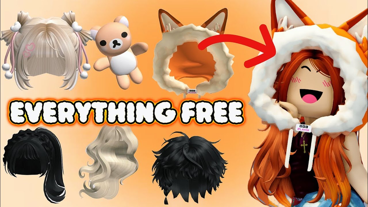 HURRY! GET FREE FOX HAT, AND 20+ FREE HAIRS AND ITEMS IN 2026 ROBLOX!
