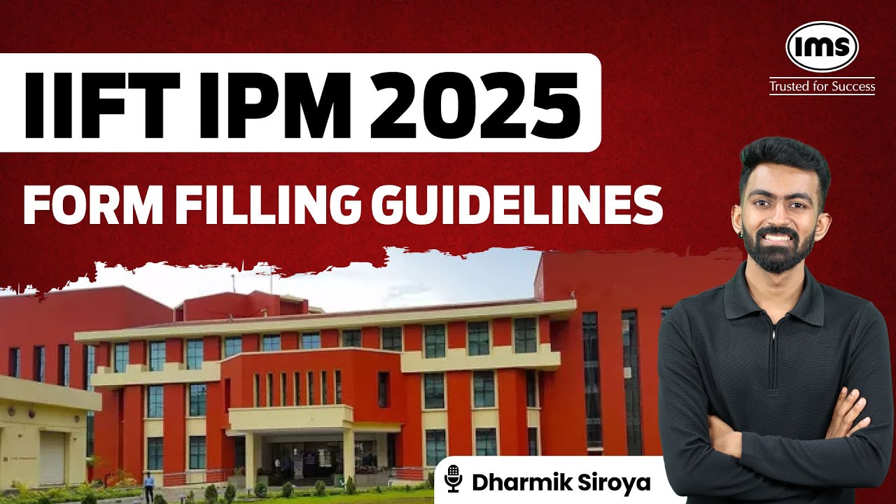 IIFT IPM 2025 Application form | Dharmik Siroya