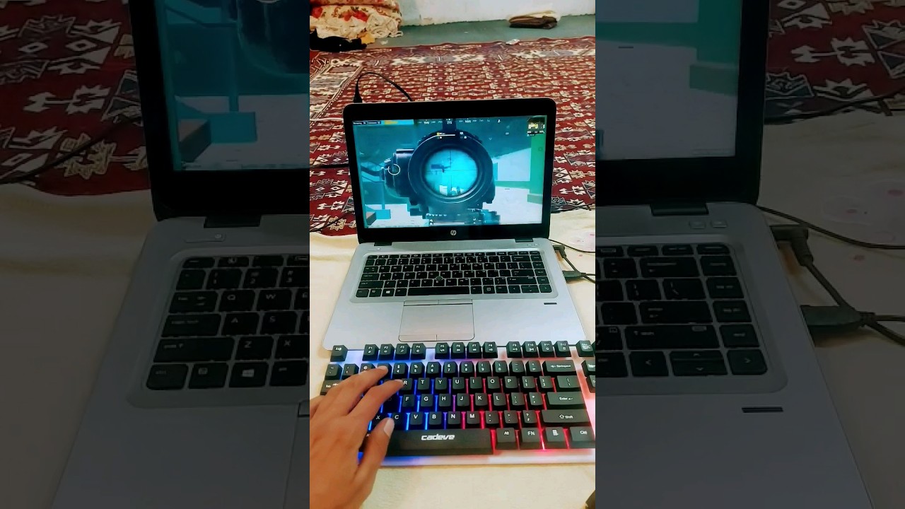 hp laptop gameplay pubg 😍#pubg #gaming